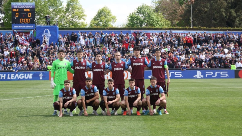 Trabzonspor'un gençleri finalde Barcelona'ya karşı!