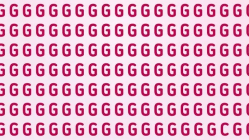 Göz yanılmalarına hazır olun: Resimdeki farklı harfi bulmak için 6 saniyeniz var!