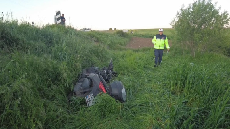 Edirne'de motosikletle 125 metre sürüklenen sürücü hayatını kaybetti