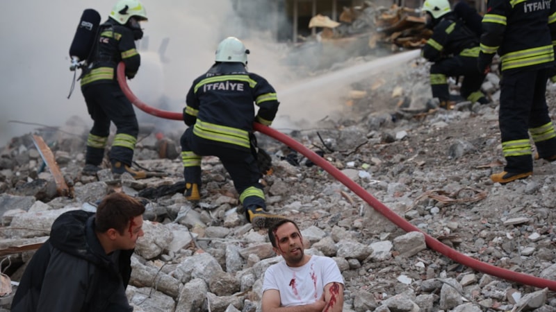 Muğla itfaiyesinden gerçeği aratmayan tatbikat