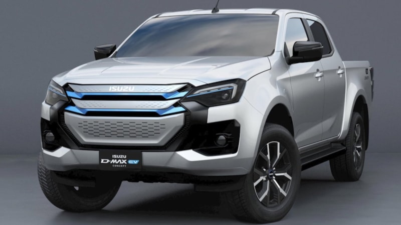 Isuzu'nun ilk elektrikli kamyoneti D-MAX seri üretime girdi