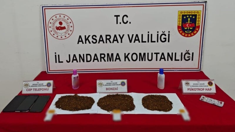 Aksaray'da jandarmadan uyuşturucu operasyonu: 3 tutuklama