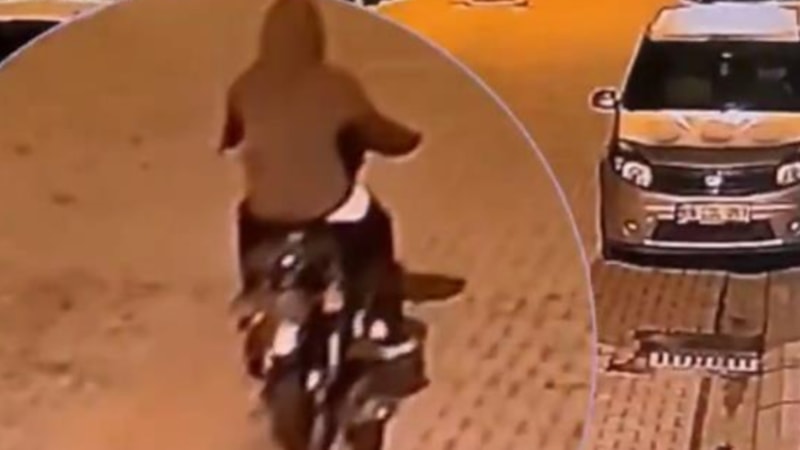 Bingöl’de motosiklet hırsızlığı kamerada