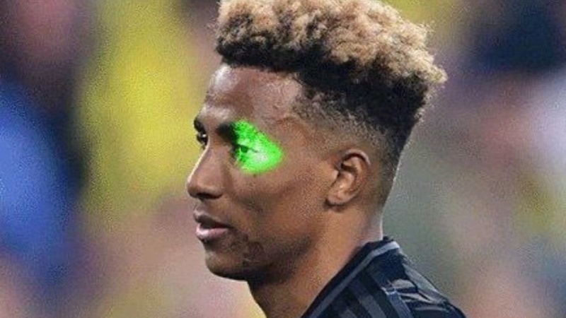 Gedson Fernandes'e lazer tutan taraftara spordan men cezası