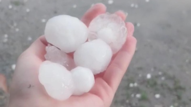 Adana'ya dolu yağdı