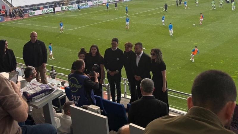 Minguzzi ailesi, Kasımpaşa - Trabzonspor maçında