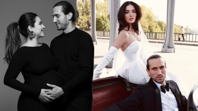 Melisa Aslı Pamuk ile Yusuf Yazıcı'nın oğulları Mylan ilk kez görüntülendi