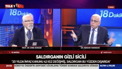 Merdan Yanardağ ve Emre Kongar arasında Sırrı Süreyya Önder tartışması