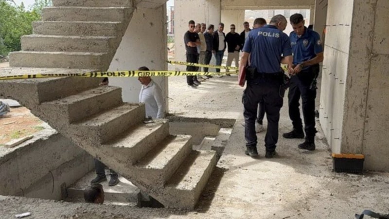 Antalya'da bugün işe başlayan işçi 4'üncü kattan düşerek öldü