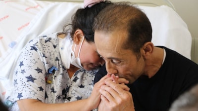 Antalya'da diyaliz sırasında tanışıp evlenen çift tekrar böbrek nakli oldu