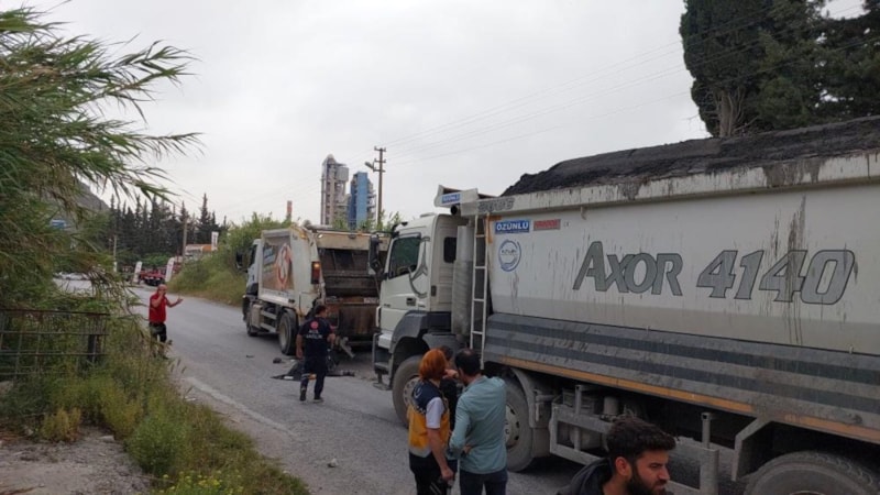 Aydın'da kamyonun çarptığı temizlik personeli yaşamını yitirdi