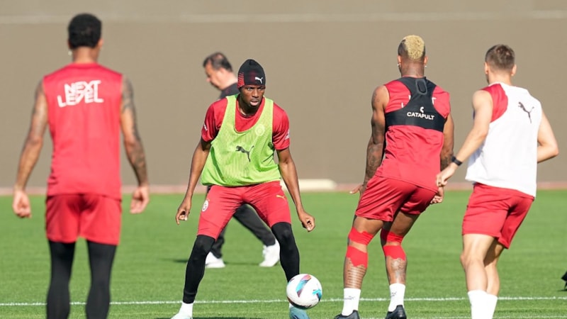 Galatasaray'da Trabzonspor maçı hazırlıkları sürdü