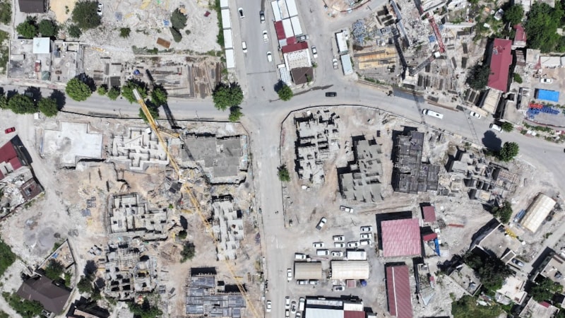 Kahramanmaraş’ın tarihi mahallelerinde deprem konutları yükseliyor