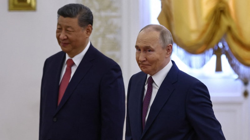 Çin Devlet Başkanı Şi, Kremlin'de Vladimir Putin'le görüştü