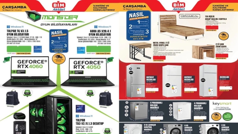 Oyun tutkunları BİM’e koşacak! 14 Mayıs’ta Monster oyun bilgisayarları geliyor… İşte fiyatları