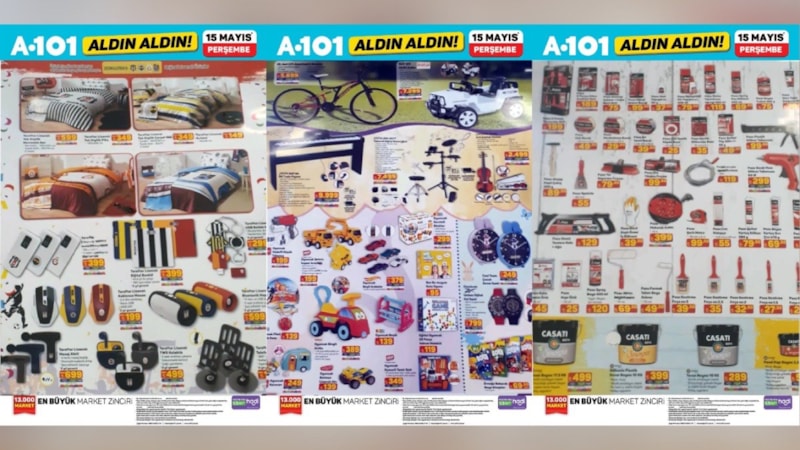 Evini yenilemek isteyen A101’e koşsun! Silikon tabancası, fırça, priz, duvar ve tavan boyaları…