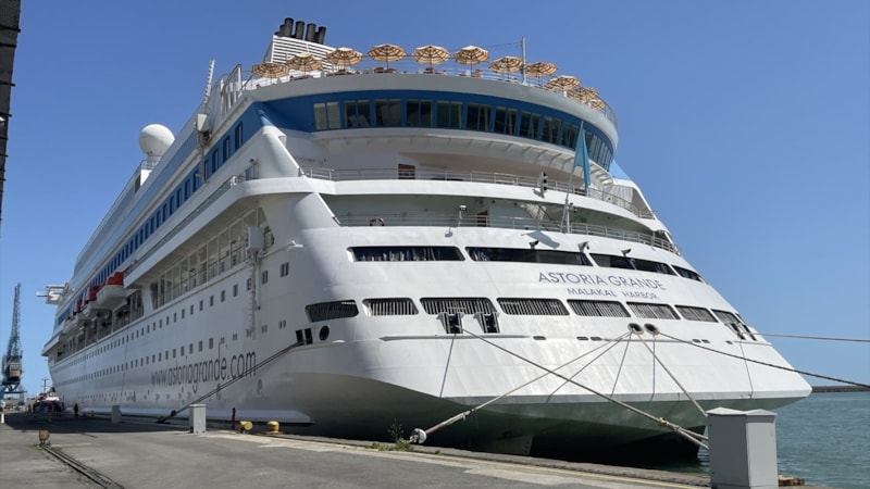 947 yolculu dev 'Astoria Grande' Kruvaziyeri Trabzon'da