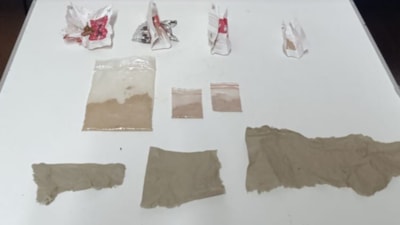 Tekirdağ'da peçeteye emdirilmiş uyuşturucu madde bulundu