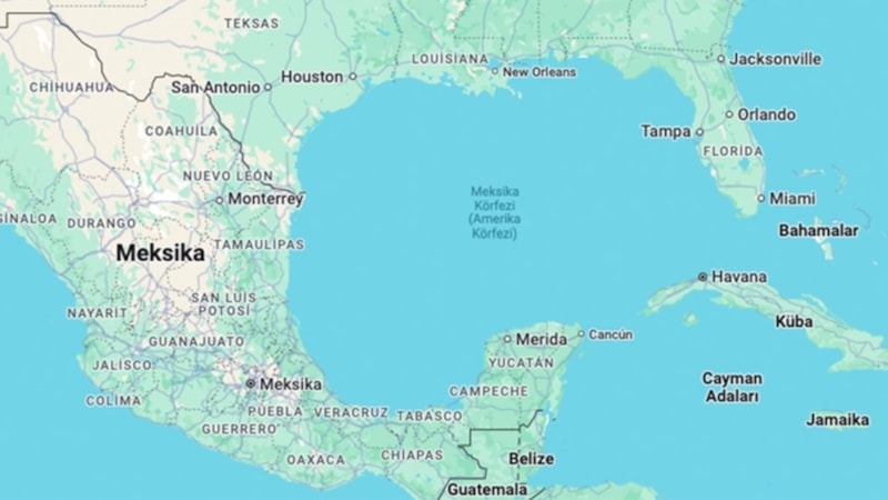 Meksika Devlet Başkanı Sheinbaum'dan Google'a 'Meksika Körfezi' davası