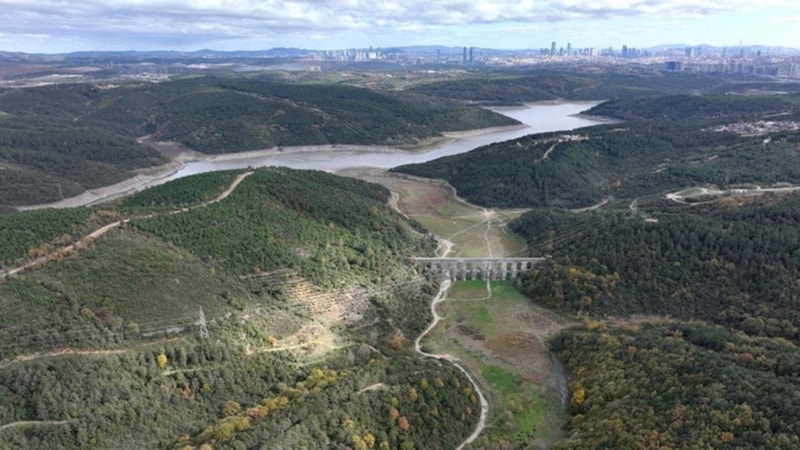 İstanbul'da barajların doluluk oranı yüzde 80'in altına düştü