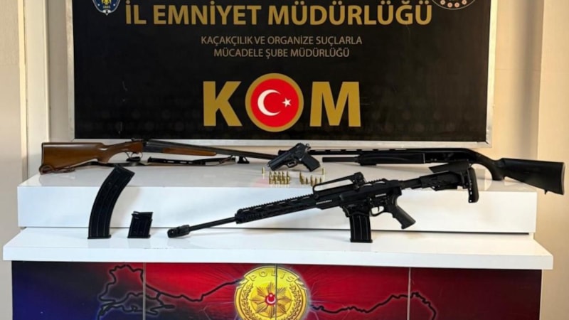 Erzincan'da silah operasyonu