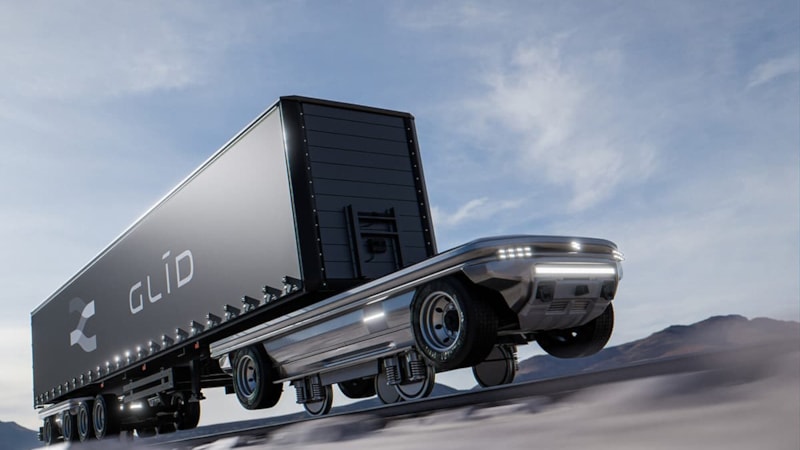 Hem yolda hem rayda gidebilen elektrikli araç: Glid Glider