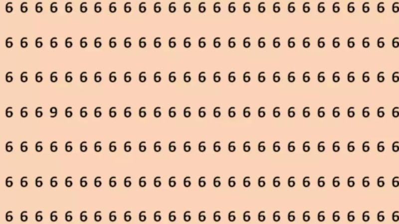 Sadece 5 saniyeniz var! Resimdeki farklı sayıyı ilk bakışta bulabilir misiniz?