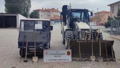 Afyonkarahisar'da definecilere suçüstü