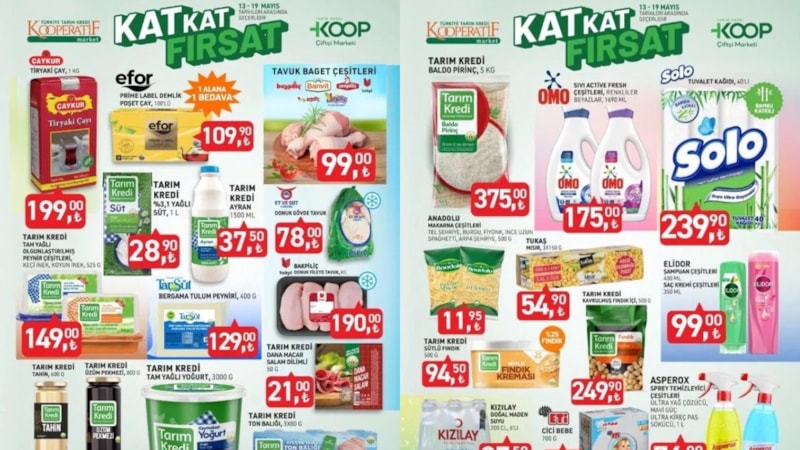 Sepetler taşacak! Tarım Kredi’de Mayıs çılgınlığı başladı: Tavuk, çay, deterjan, pirinç…
