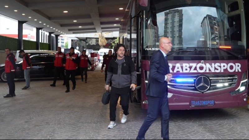 Trabzonspor, Türkiye Kupası finali için Gaziantep’te