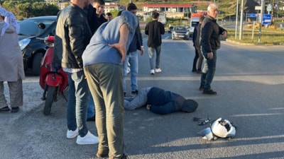 Zonguldak'ta satışa çıkardığı motosikletiyle kaza yapan sürücü öldü