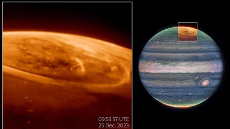 James Webb, Jüpiter'in devasa mega auroralarını görüntüledi