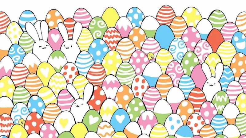 IQ Testi: Resimdeki beyaz yumurtaları 5 saniyede bul, zekanı kanıtla!