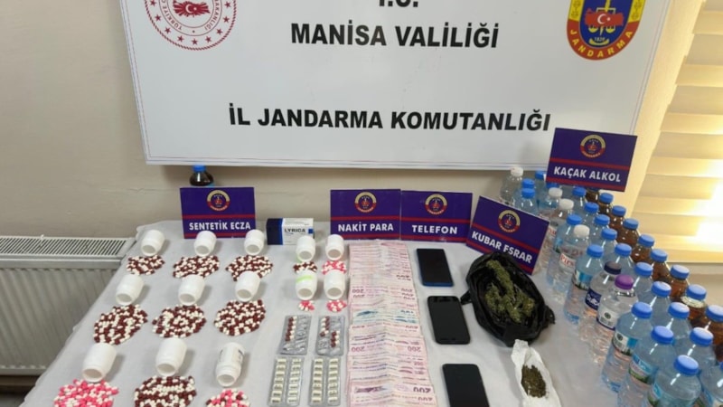 Manisa'da uyuşturucu operasyonu: 2 şüpheli gözaltında