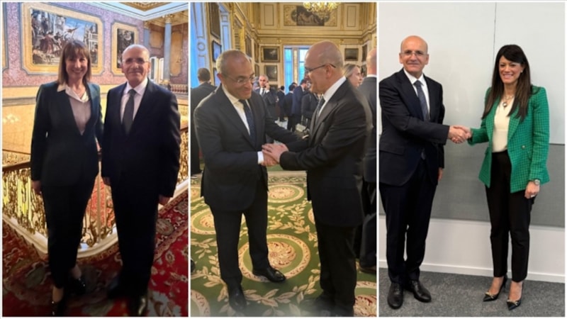 Mehmet Şimşek'ten Londra'da ikili görüşme trafiği