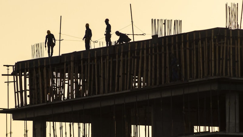 İnşaat üretimi yıllık yüzde 10,5 arttı