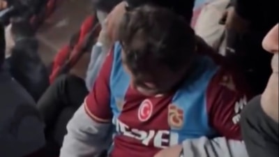 Trabzonspor taraftarı kaçan kupa sonrası gözyaşlarına boğuldu