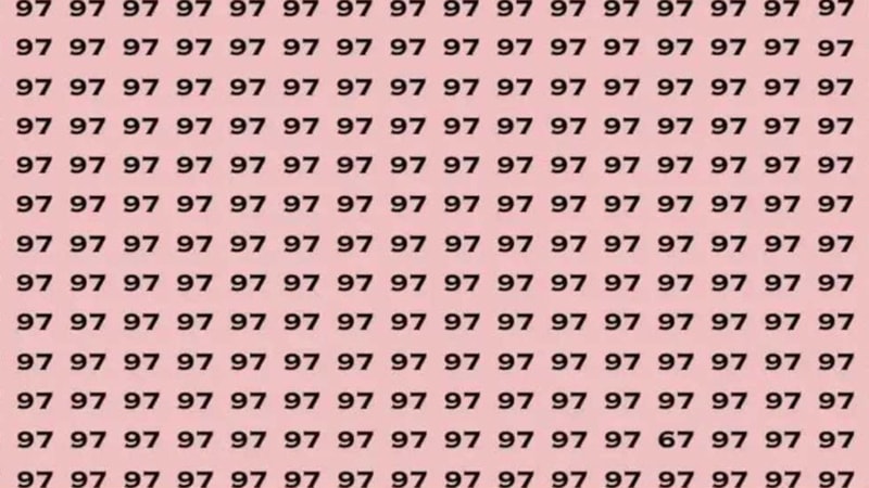 IQ testi: 97’lerin arasındaki 67’yi görenler 120 IQ’lu çıkıyor