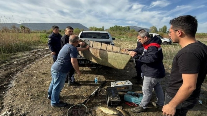 Konya'da elektroşokla avlanan 2 kişiye 1,4 milyon lira ceza