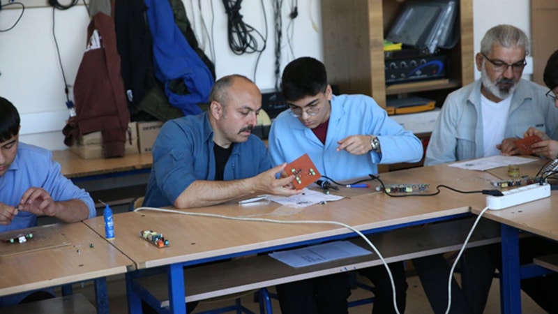 Ordu'da veliler atölyeye girdi