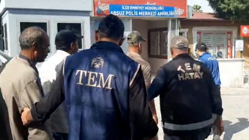 Hatay’da vize ihlali ve kaçak yabancı operasyonu