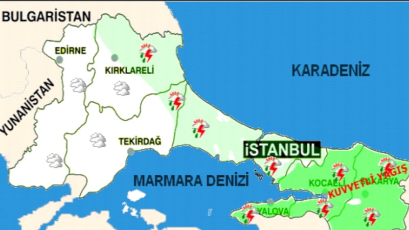 İstanbul, Çanakkale, Edirne, Bursa: Marmara'da kritik 18 saat! Gökten yüzlerce düşecek...