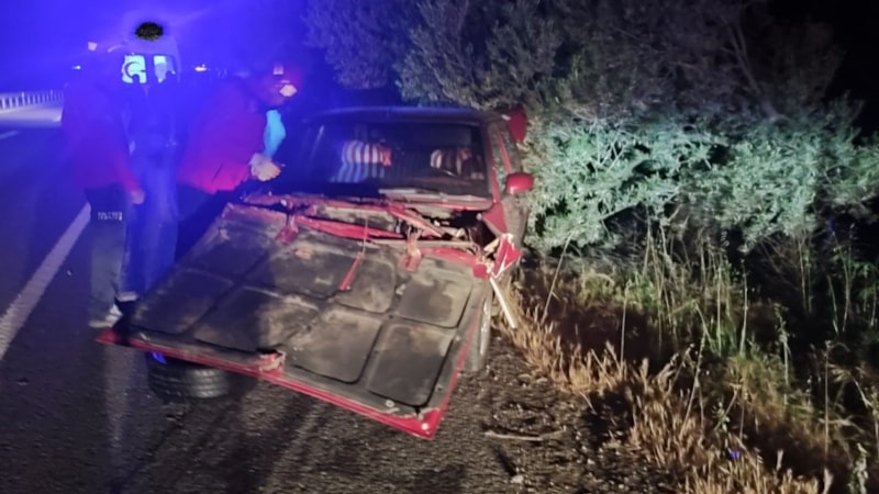 Balıkesir’de trafik kazasında 4 kişi yaralandı