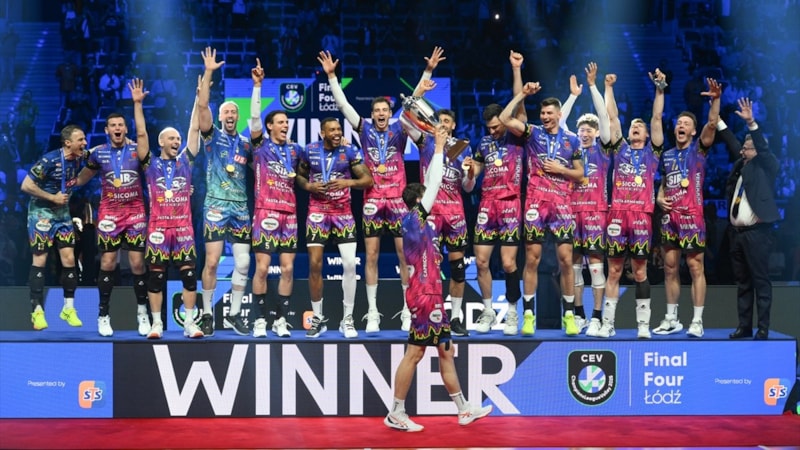 CEV Erkekler Şampiyonlar Ligi'nde şampiyon Sir Sicoma Monini Perugia!