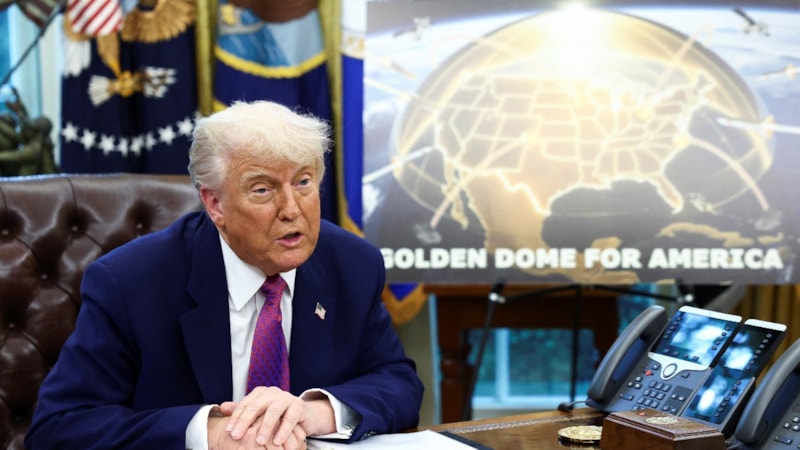 ABD Başkanı Donald Trump'tan 'Altın Kubbe' açıklaması