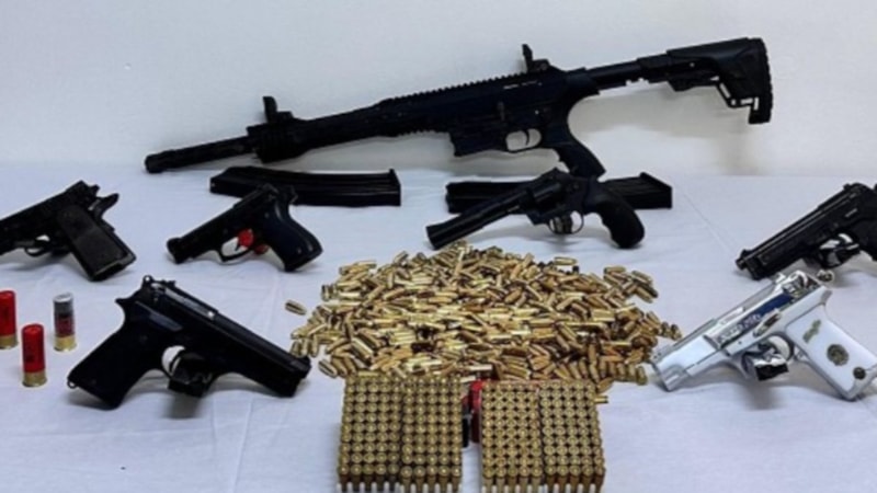 Bolu'da arama yapılan bir evden cephanelik çıktı