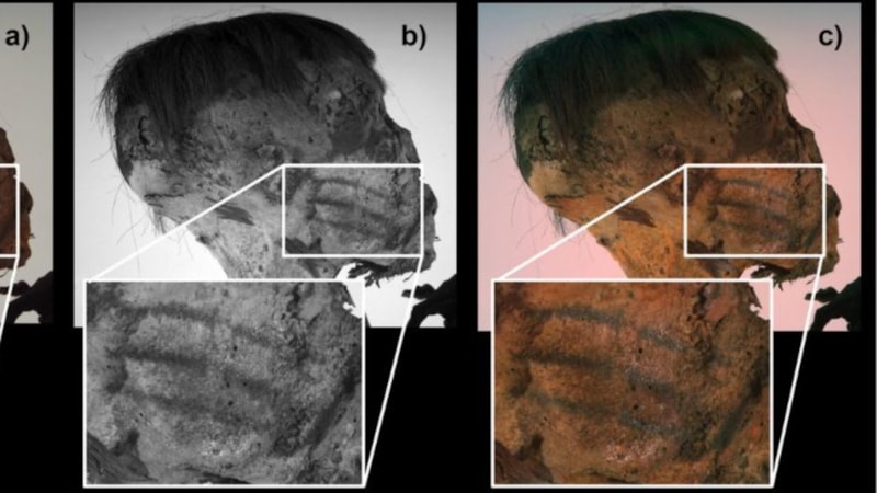 800 yıllık sır: Güney Amerika mumyasında sıra dışı yüz dövmeleri keşfedildi