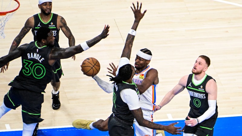 Timberwolves'u yenen Thunder, seride 1-0 öne geçti