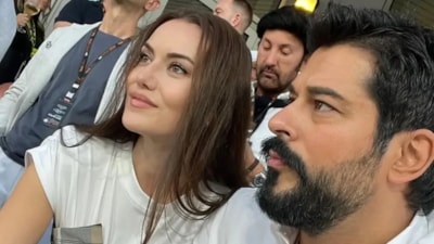 Fahriye Evcen küçük oğlu Kerem'i paylaştı: 'Parlayan yıldızım'