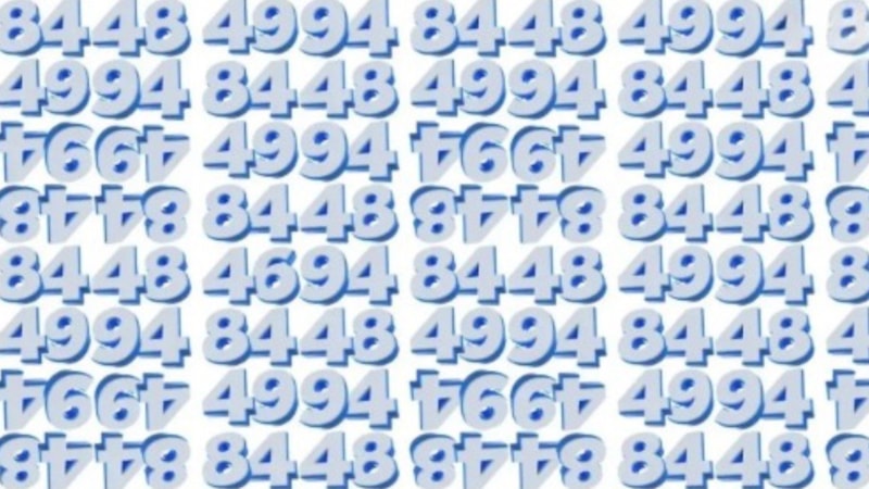 IQ Testi: Sayıların arasındaki “46”yı 9 saniyede bulan zeka küpü sayılıyor